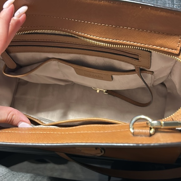 Michael Kors Selma Brown Leather Tote Bag - Picture 5 of 6